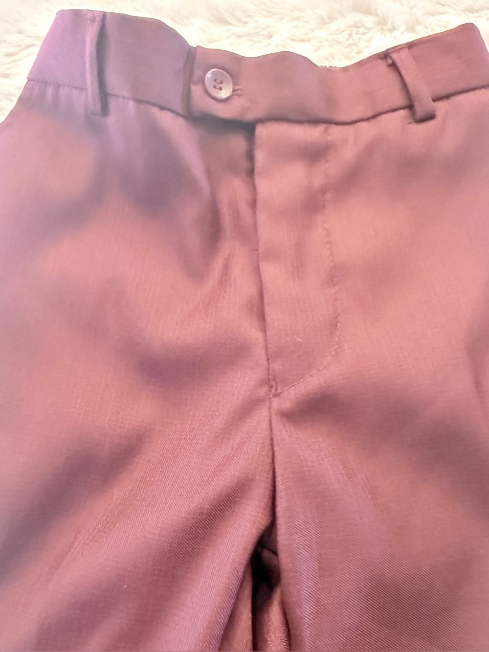 Tazio Boys 3 piece maroon suit Sz 6 EUC Jacket Vest Pants KWW - Picture 3 of 10